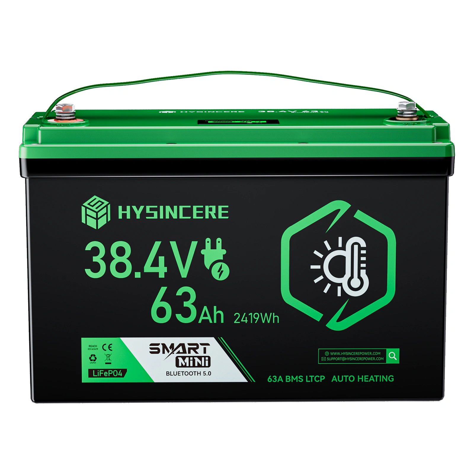 hysincere-36v-63ah-self-heating-lifepo4-battery-lf3863n-bj-front