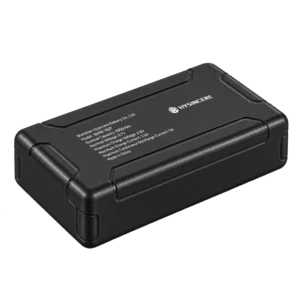 Hysincere 18650 1S2P 3.7V 5000mAh high-temperature battery pack, angled view
