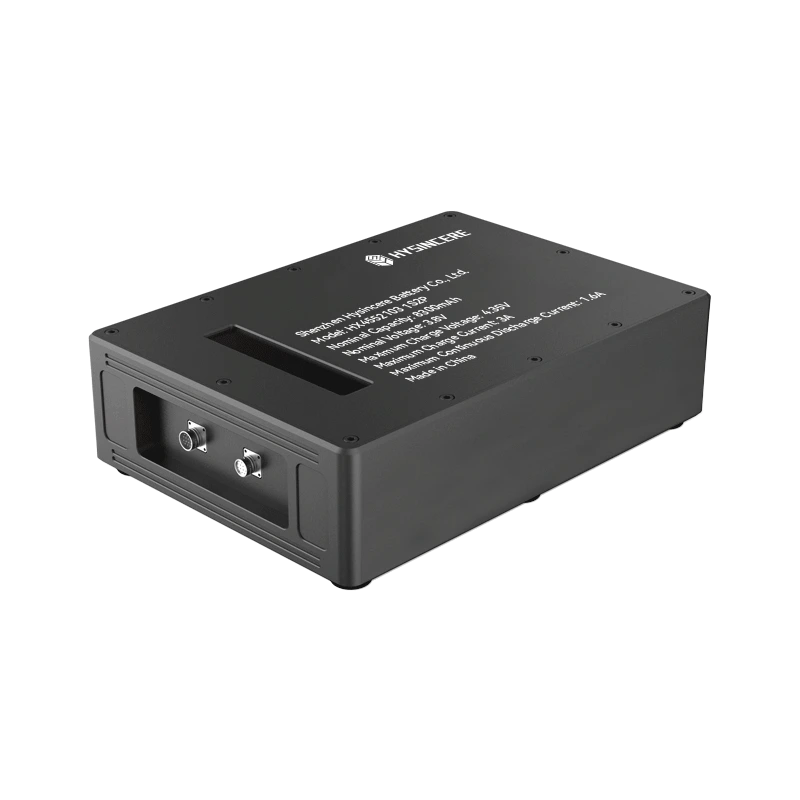 Hysincere HX4552103 1S2P 3.8V 8300mAh low-temperature battery pack, angled view