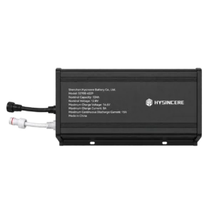 Hysincere 32700 4S2P 12.8V 12Ah solar lighting battery pack, front view