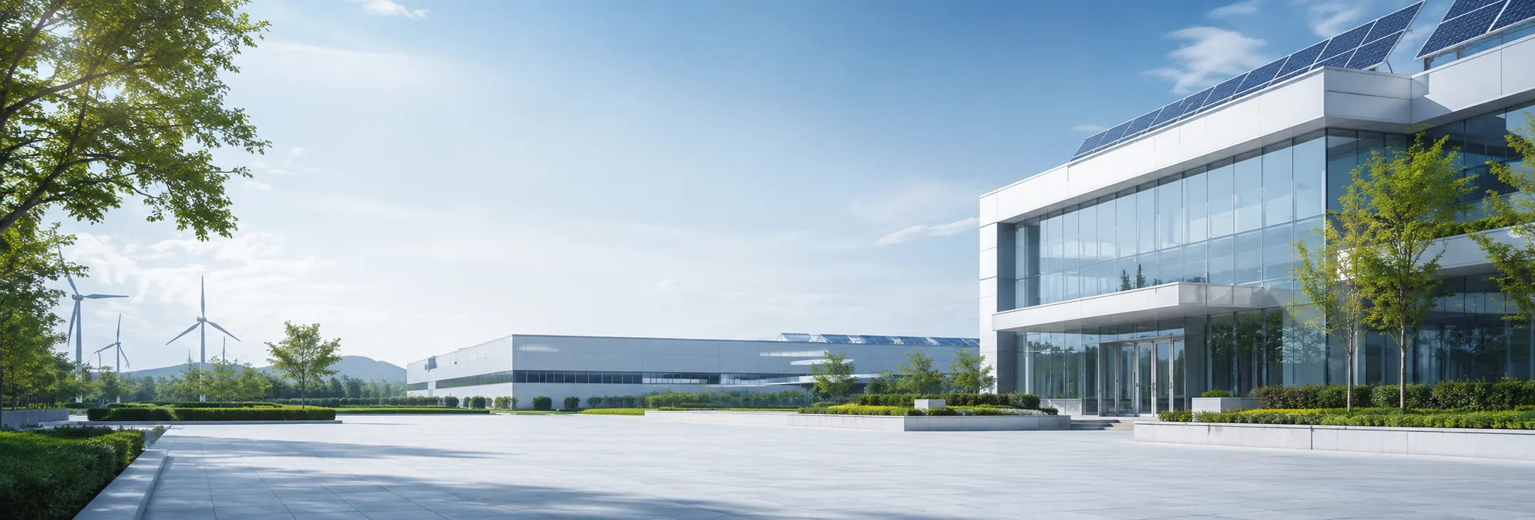 Modern clean energy battery technology campus for Hysincere lithium and sodium-ion battery solutions