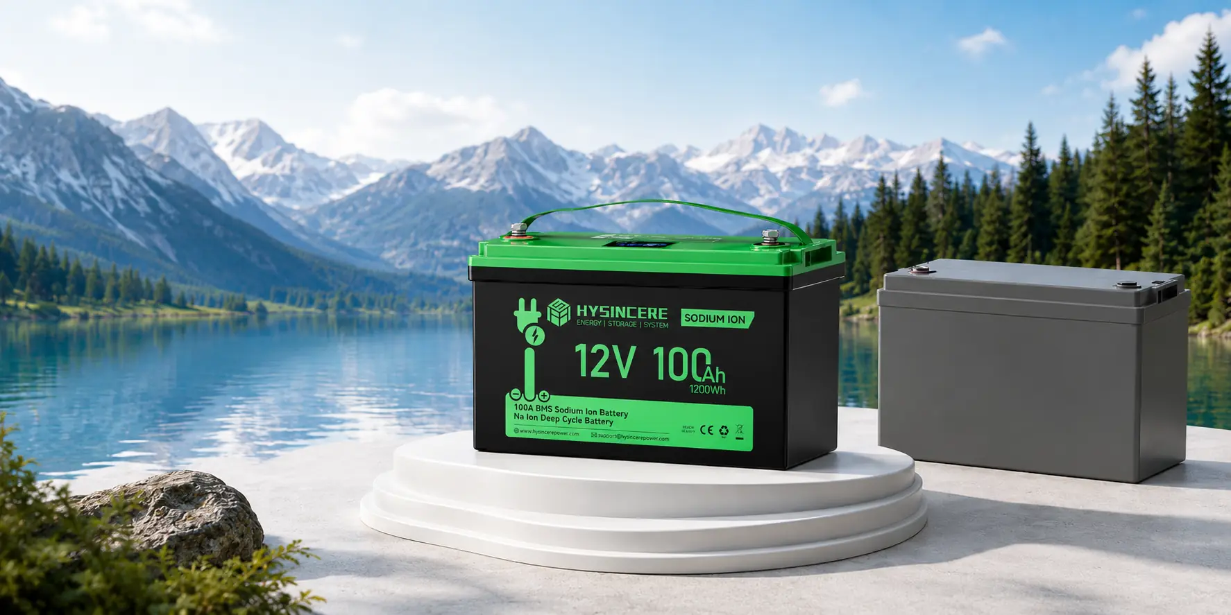 Hysincere sodium replacing lead acid battery application scenario for outdoor and low temperature energy use