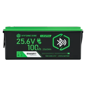 Hysincere LF24100N-B 25.6V 100Ah Bluetooth LiFePO4 battery