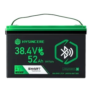 Hysincere LF3852N-B 38.4V 52Ah Bluetooth LiFePO4 battery