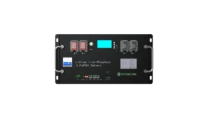 Hysincere 51.2V 200Ah rack-mount LiFePO4 home energy storage battery EF51200H-L main front view
