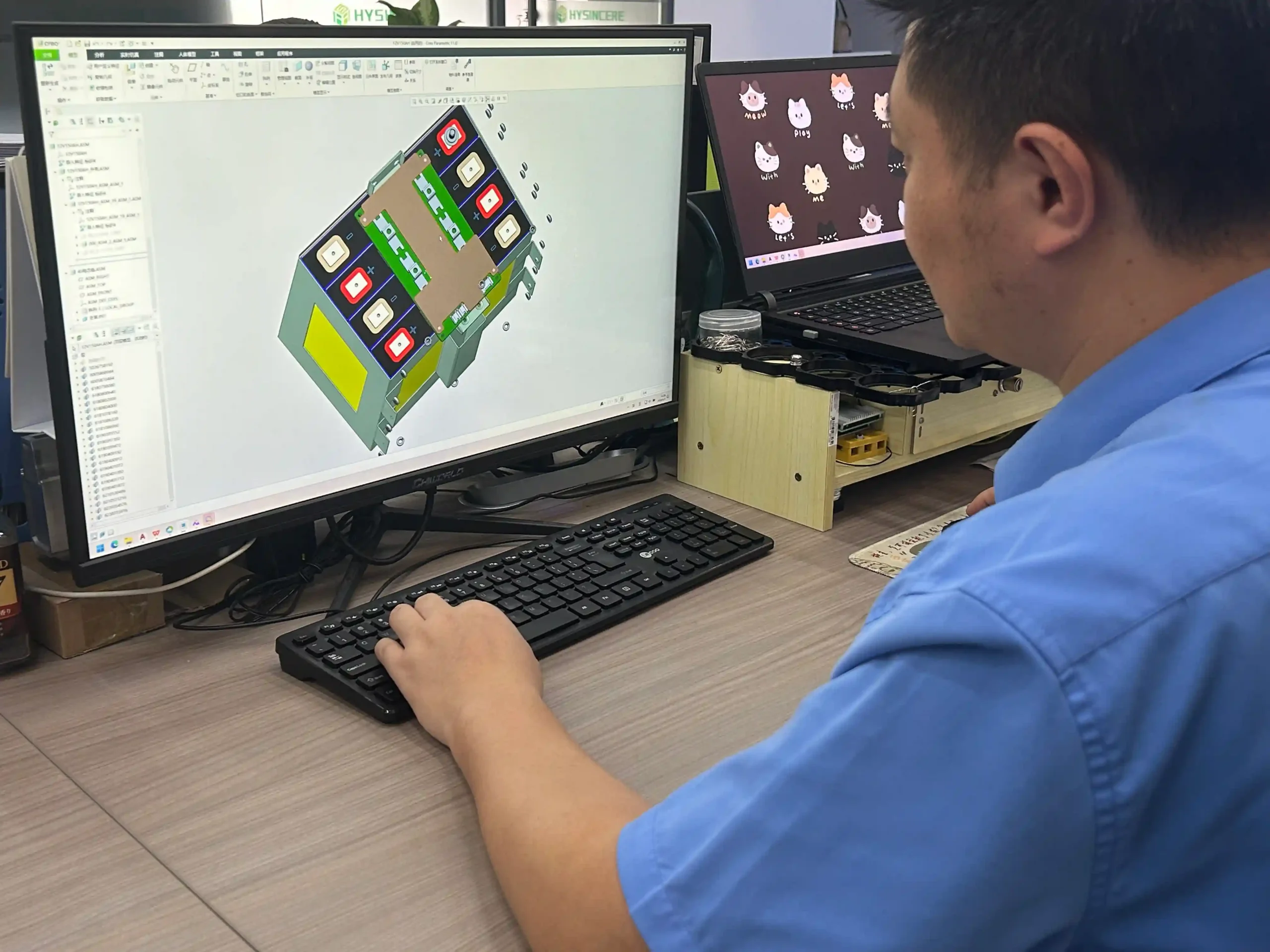 Hysincere battery pack engineering design and BMS structure development