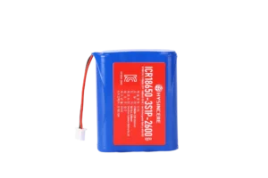 Hysincere KC Battery 18650 3S1P 11.1V 2600mAh battery pack transparent product detail main front view