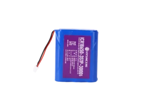 Hysincere KC Battery 18650 3S1P 11.1V 3000mAh battery pack transparent product detail main front view
