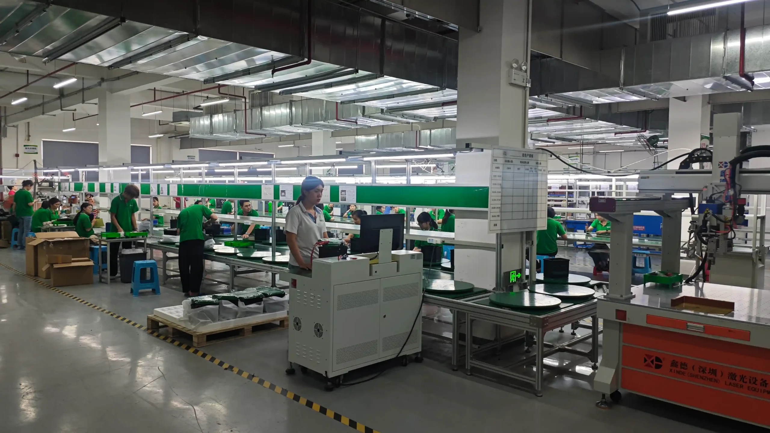 Hysincere lithium battery pack manufacturing and assembly line