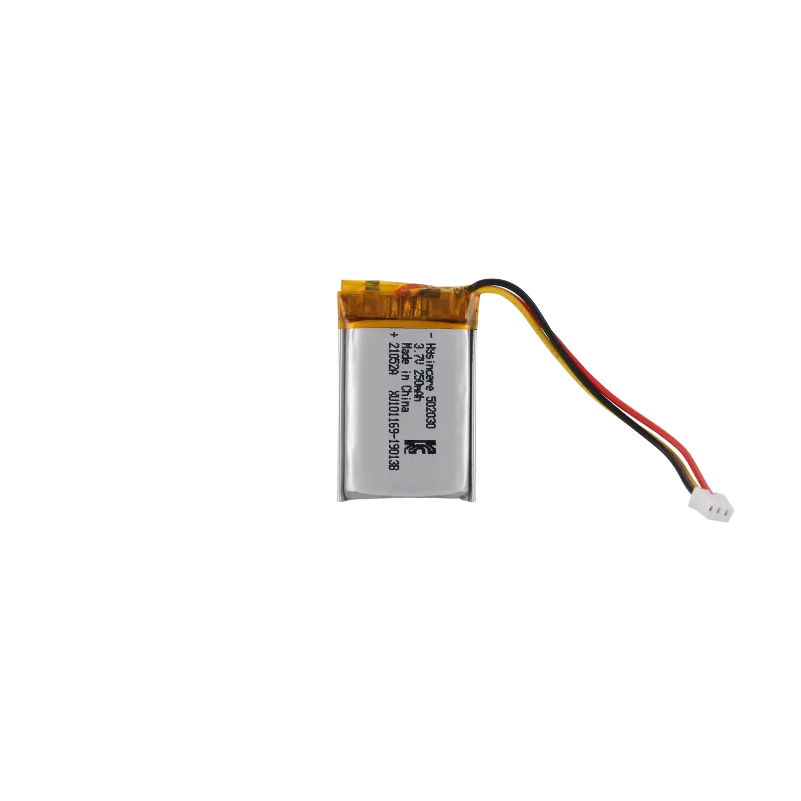 Hysincere 502030 250mAh 锂聚合物电池产品图