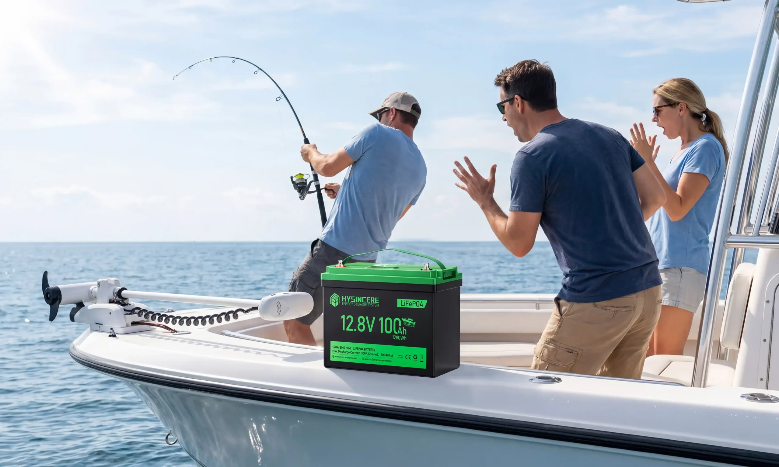 Trolling motor LiFePO4 battery application