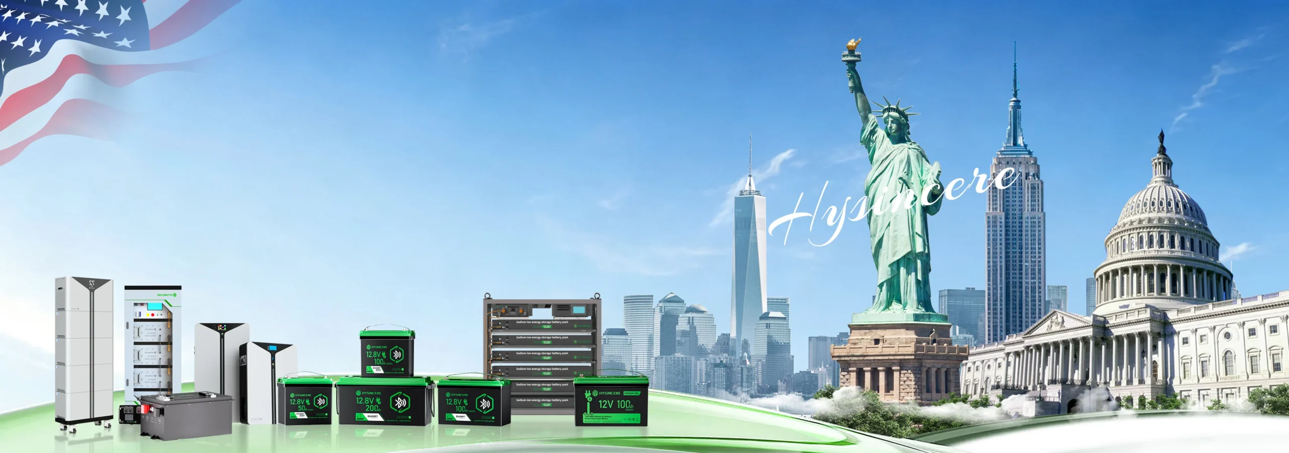 Hysincere at Equip Expo 2026 in Louisville, Kentucky, showcasing lithium batteries, sodium-ion batteries, and energy storage battery solutions.