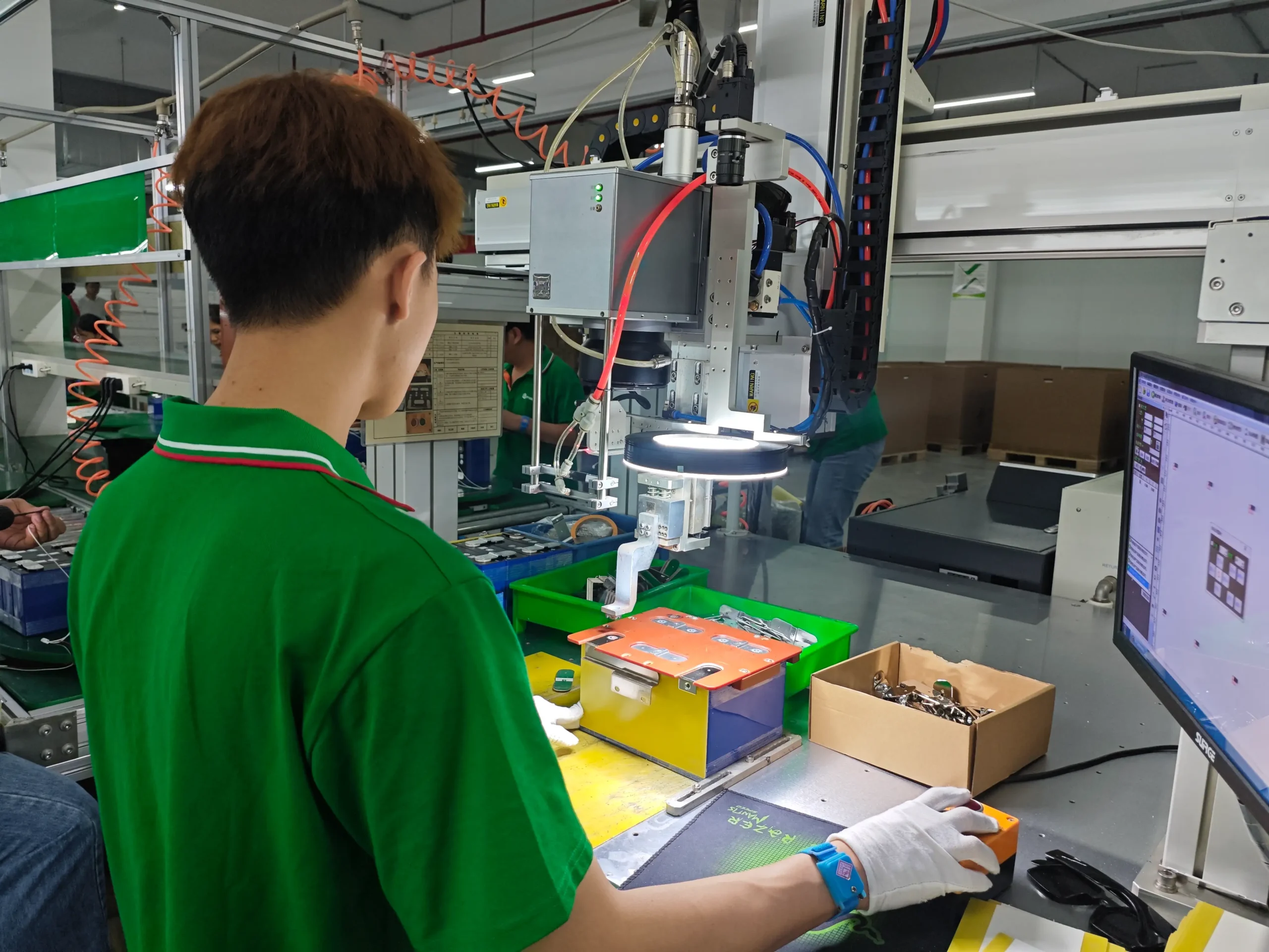 Hysincere equipment-assisted custom lithium battery pack assembly process