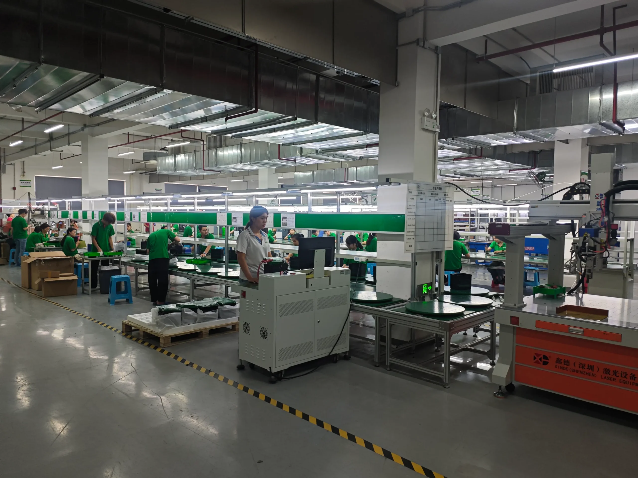 Hysincere custom lithium battery pack production line for OEM and ODM projects